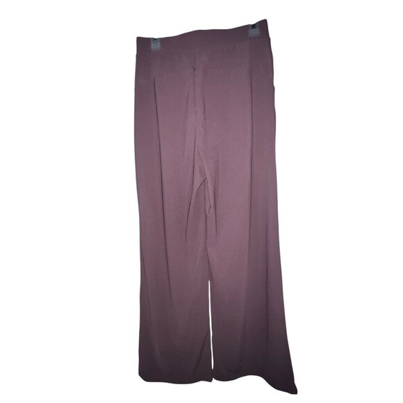 Halara Flex High Waisted Body Sculpt Waist Slimming Wide Leg Waffle Sz Small Pur - Picture 6 of 14